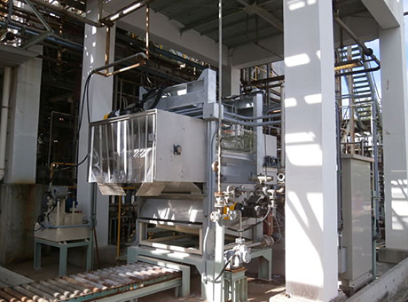 Synthetic resin manufacturing plant