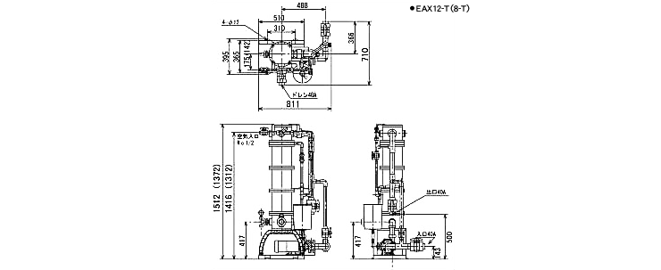 EAX12-T Drawing